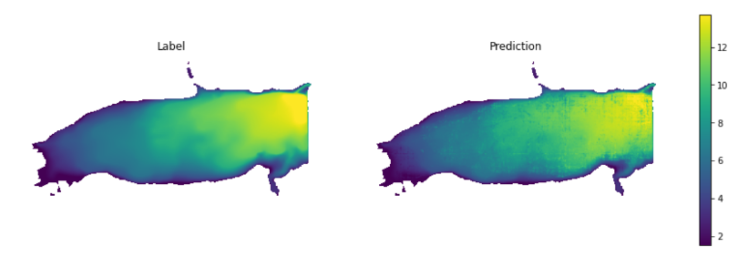 Model performance comparison: Random Forest outperformed all alternative approaches tested on depth prediction accuracy across the Sentinel-2 spectral dataset.