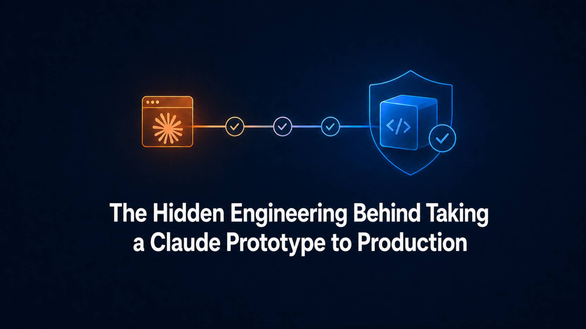 The Hidden Engineering Behind Taking a Claude Prototype to Production